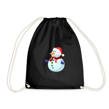 BONHOMME DE NEIGE - Sac de sport léger - noir - Devant