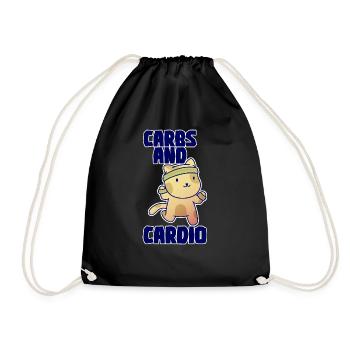 Glucides et cardio 2 - Sac de sport léger - noir - Devant