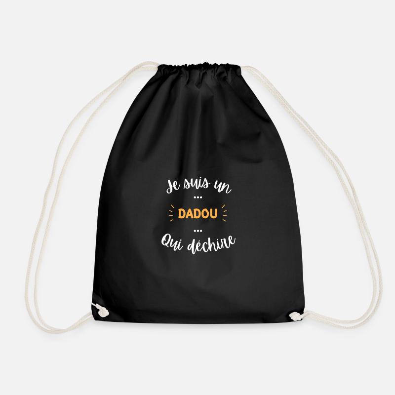 je suis un dadou qui déchire - Sac de sport léger - noir