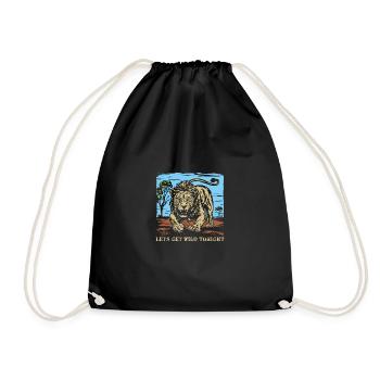 African Lion 2024 02 - Turnbeutel - Schwarz - Vorne