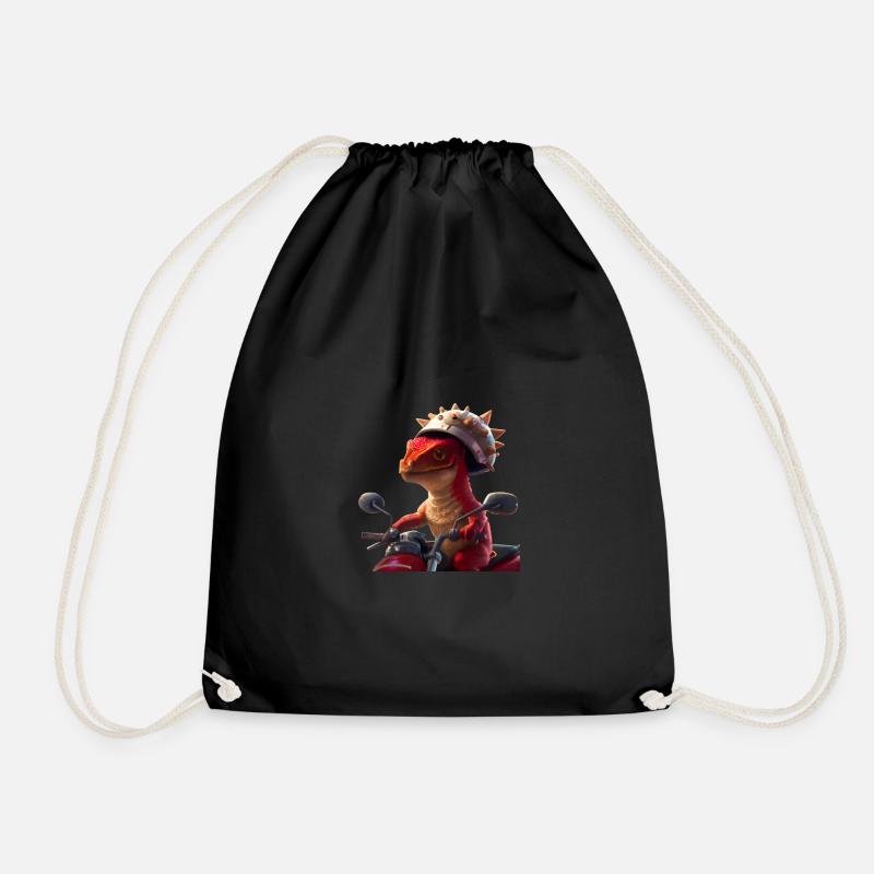 Joyeux Dino - Sac de sport léger - noir