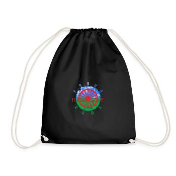 Proud to be Roma - Drawstring Bag - black - Front