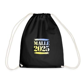 Malle 2025 - Turnbeutel - Schwarz - Vorne