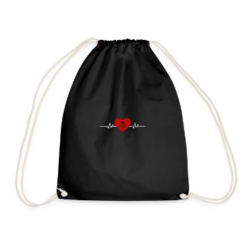 Vater Pa Vatertags Designs zum Vatertag - Turnbeutel - Schwarz - Vorne