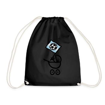 Argentine Bebé Fútbol Fan - Sac de sport léger - noir - Devant