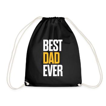 Bester Vater - Turnbeutel - Schwarz - Vorne