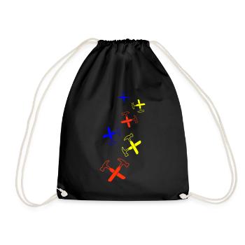 Hammer Symbol - Drawstring Bag - black - Front