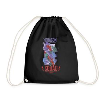 Escouade de dragons - Sac de sport léger - noir - Devant