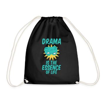 Drama Is The Essence Of Life 2 - Turnbeutel - Schwarz - Vorne