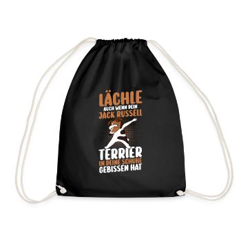 Hund Jacke Russell - Turnbeutel - Schwarz - Vorne