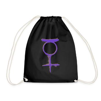NON BINARY Status - Drawstring Bag - black - Front