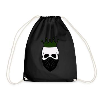 skull bandit king 02 - Turnbeutel - Schwarz - Vorne