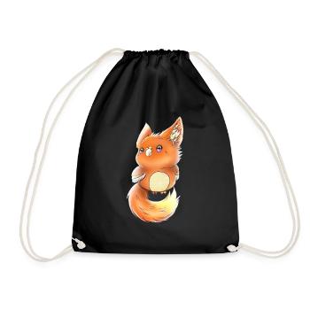 Lupifowl orange edition - Turnbeutel - Schwarz - Vorne
