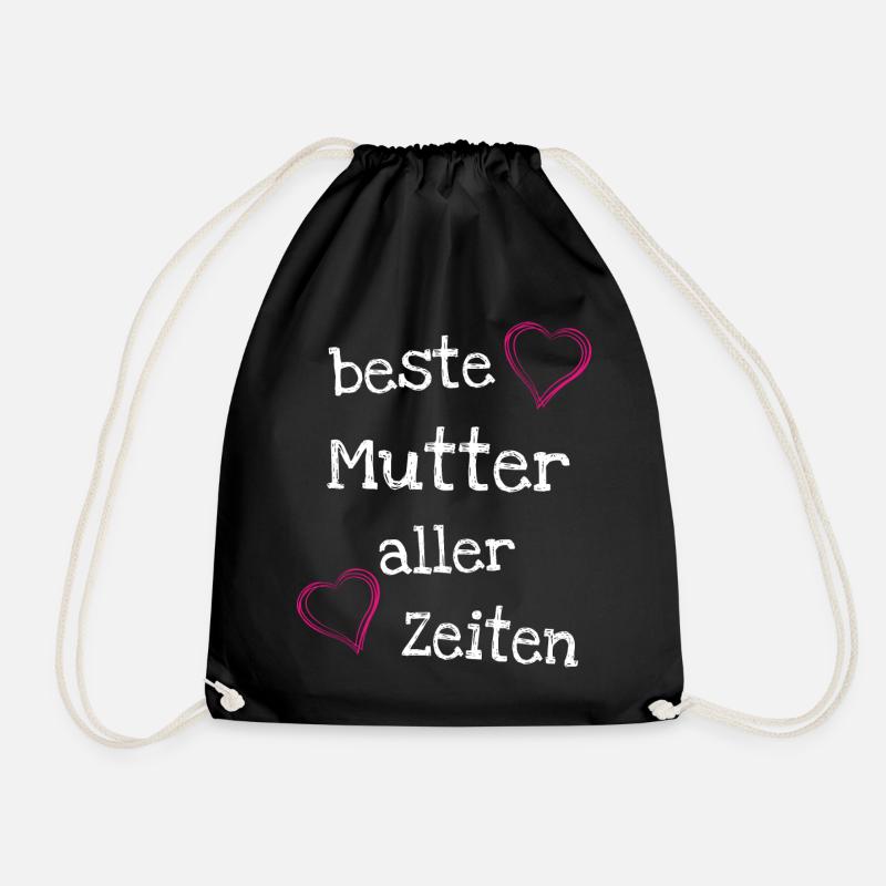 Beste Mutter aller Zeiten - Turnbeutel - Schwarz