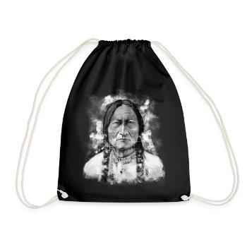 indien - Sac de sport léger - noir - Devant