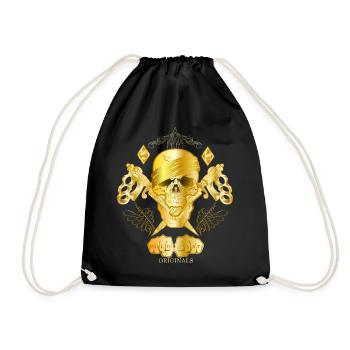 Tenez les FAST ORIGINALS Faster Skull Gold - Sac de sport léger - noir - Devant