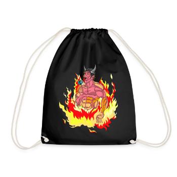 DEVIL'S CANDY HELL - SWEET TO SET THE WORLD ON FIRE - Drawstring Bag - black - Front