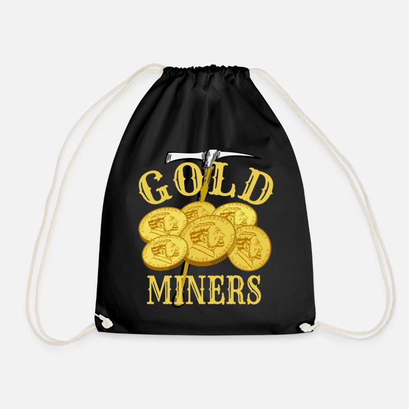 Goldgräber - Turnbeutel - Schwarz