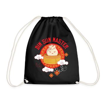 Dim Sum Maître - Sac de sport léger - noir - Devant