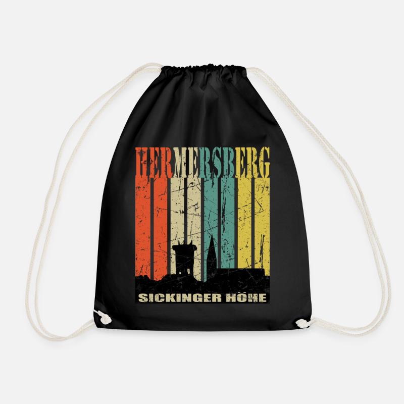 Hermersberg Sickinger Höhe - Turnbeutel - Schwarz