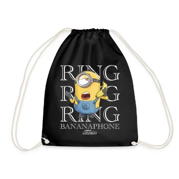 Minions Ring Ring Ring Bananaphone Sonne - Sac de sport léger - noir - Devant