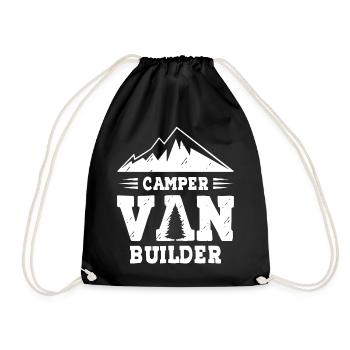 Camper Van Builder - Turnbeutel - Schwarz - Vorne