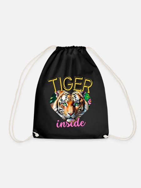 Der Tiger in mir. - Turnbeutel - Schwarz