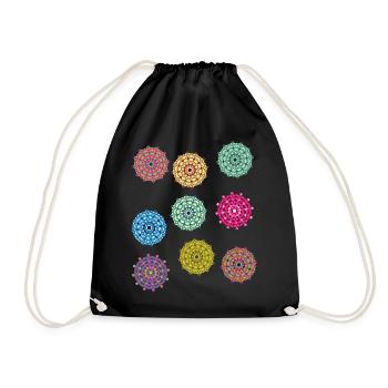 Modèle d'amibe - Sac de sport léger - noir - Devant
