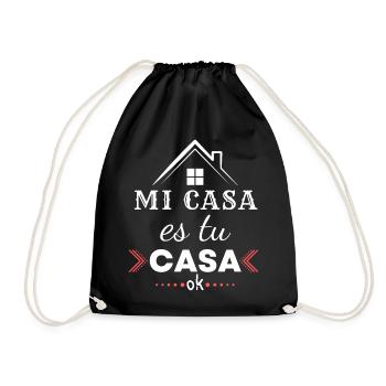 Modern Design for Mother's Day - Drawstring Bag - black - Front