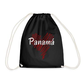 J’aime le Panama, fierté panaméenne - Sac de sport léger - noir - Devant