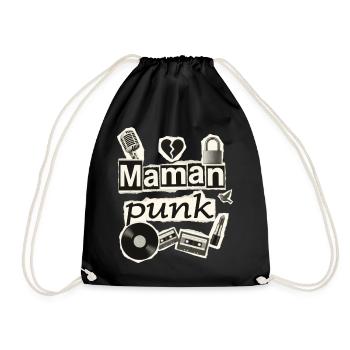 Mother Rocker Rock Humor Mom Punk - Turnbeutel - Schwarz - Vorne