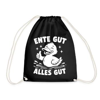 Baisse-toi bien Tout est bon - Sac de sport léger - noir - Devant