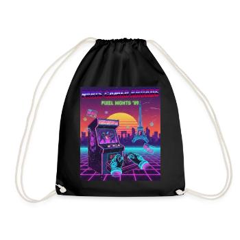 Paris Cyber Gamer - Sac de sport léger - noir - Devant