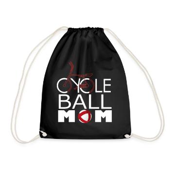 Cyclisme, maman, Cycleball, Cyclisme en salle - Sac de sport léger - noir - Devant