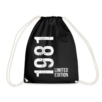 Chemise vintage rétro de 1981 pour le 45e anniversaire - Sac de sport léger - noir - Devant