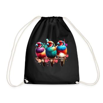 Don de gouldamadine - Sac de sport léger - noir - Devant