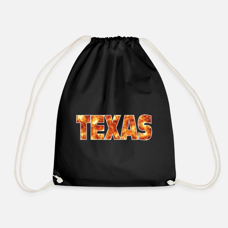 Texas - Turnbeutel - Schwarz