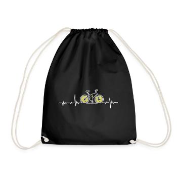 Impulsion de rythme cardiaque du vélo électrique - Sac de sport léger - noir - Devant