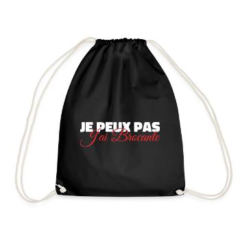 Je m'énerve pas, je t'explique - Sac de sport léger - noir - Devant