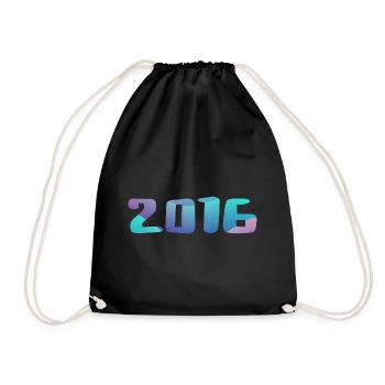 Cadeau Anniversaire 2016 Millésime 2016 Rétro 2016 - Sac de sport léger - noir - Devant