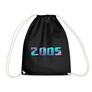 Cadeau Anniversaire 2005 Millésime 2005 Rétro 2005 - Sac de sport léger - noir - Devant