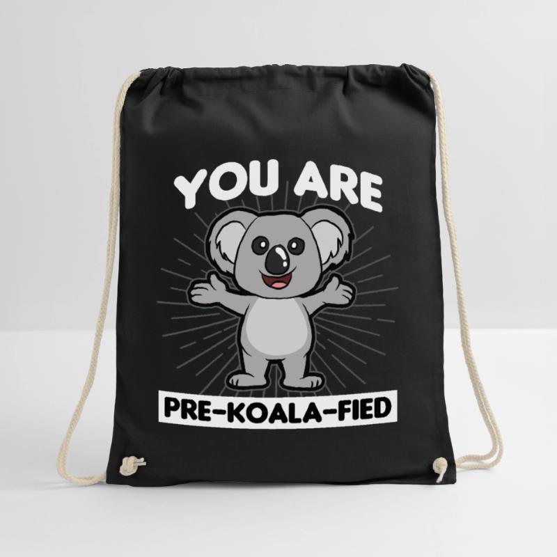 Koala Eucalyptus Australia Drawstring Bag
