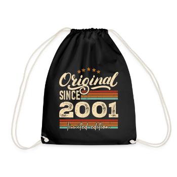 Original 2001 Vintage - Cadeau D’anniversaire 2001 - Sac de sport léger - noir - Devant