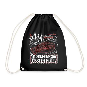 Pour les vrais amateurs de homard - Sac de sport léger - noir - Devant