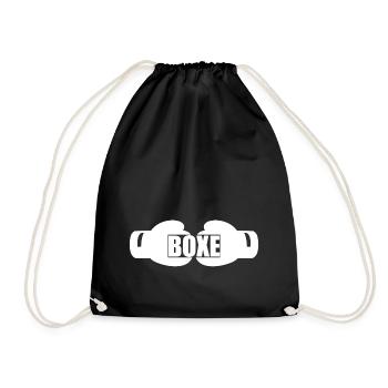 BOXE Gants de boxe - Sac de sport léger - noir - Devant