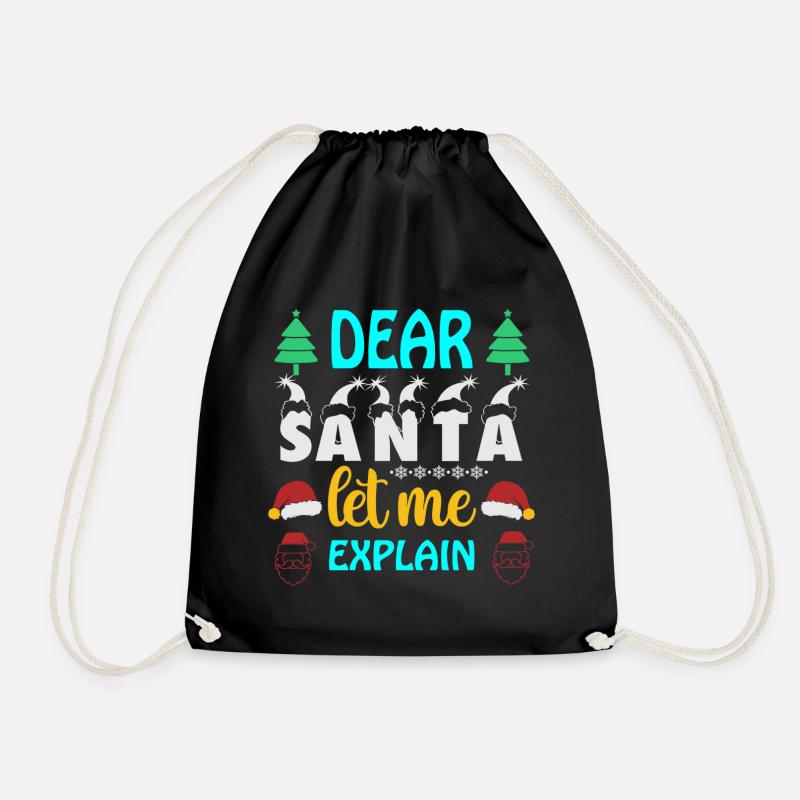 Noël - Sac de sport léger - noir