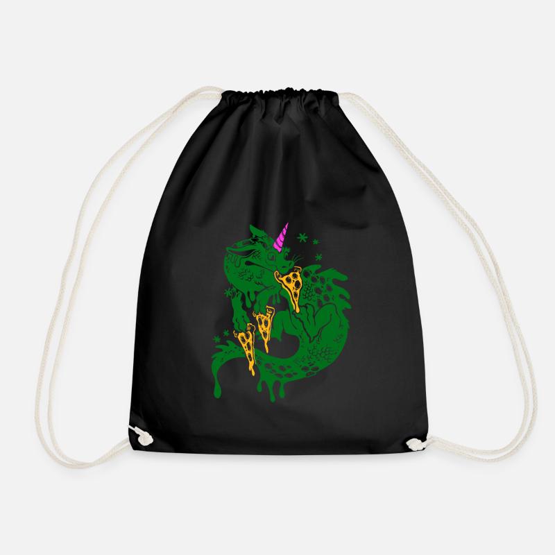 Pizza Dragon - Sac de sport léger - noir