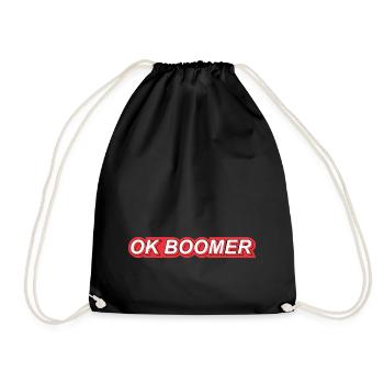 Boomer - Turnbeutel - Schwarz - Vorne