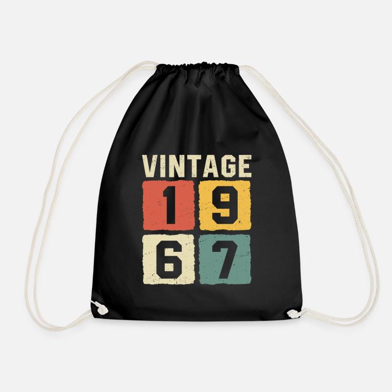 Vintage 1967 Geboren 1967 - Turnbeutel - Schwarz