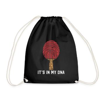 Ping pong It's In My DNA - Drawstring Bag - black - Front